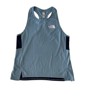 The North Face Womens Tank Top Athletic Racerback Blue FlashDry Size M